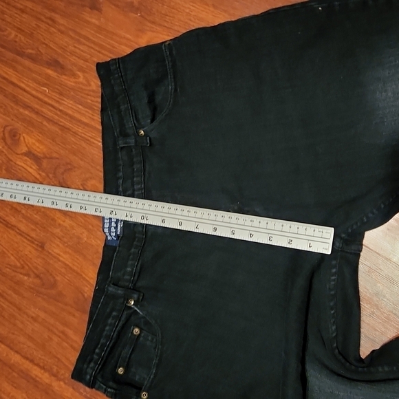 Sargent Pepper Jeans Mens Size 38 Tommy Straight Black Y2K - Picture 7 of 9